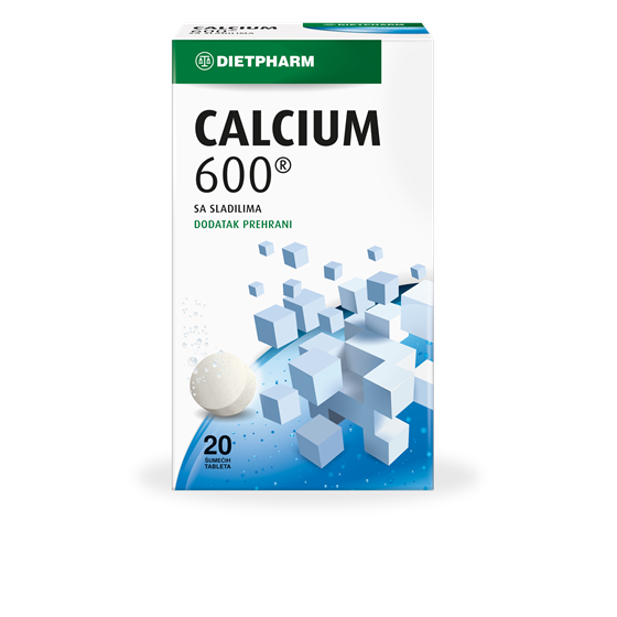 CALCIUM 600 ŠUMEĆE TBL. A 20            