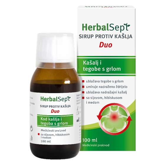 HERBALSEPT DUO SIRUP PROTIV KAŠLJA 100 ML