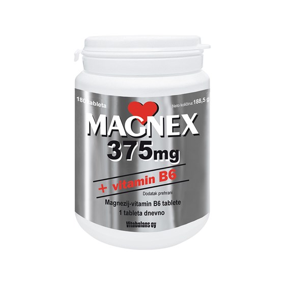 MAGNEX 375 MG+B6 A 60 TBL