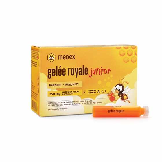 MATIČNA MLIJEČ AMPULE  JUNIOR  10*9 ML  MEDEX 