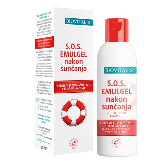 BIOVITALIS SOS EMULGEL NAKON SUNČANJA 150ML