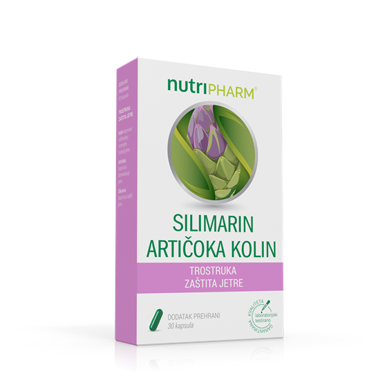 NUTRIPHARM SILIMARIN ARTIČOKA KOLIN
