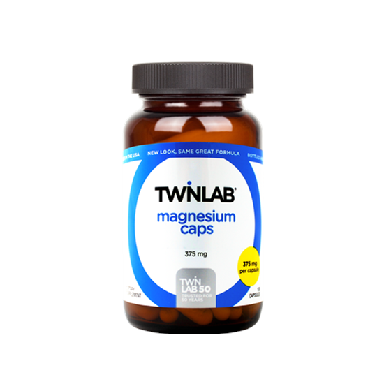 TWIN LAB MAGNESIUM CAPS 100*375 MG