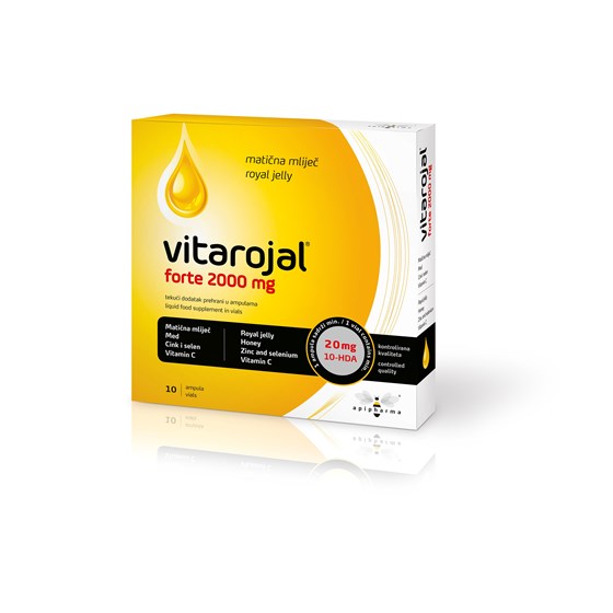 VITAROJAL FORTE AMPULE MATIČNA MLIJEČ 2000 MG