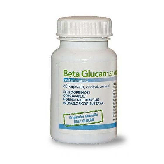 BETA GLUKAN 1,3/1,6 KAPSULE SA VITAMINOM C 60 KOM