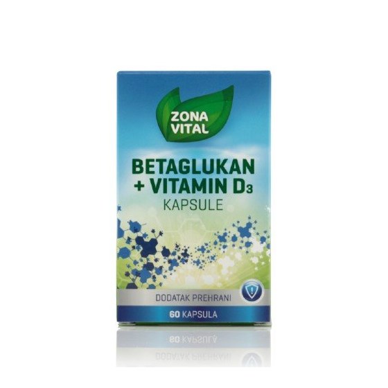 BETA GLUKAN + D3 VITAMIN A 60 ZONA VITAL    