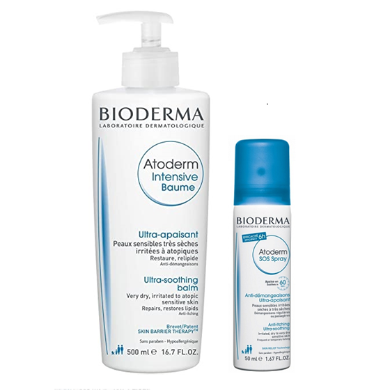 BIODERMA ATODERM INTENZIVNI BALZAM 500 +ATODERM SOS SPREJ 50 ML