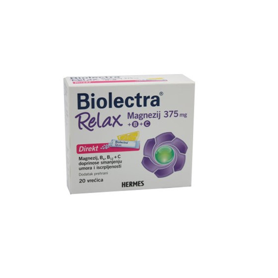 HERMES BIOELECRA MAGNEZIJ 375 DIREKT RELAX 20 VREĆICA