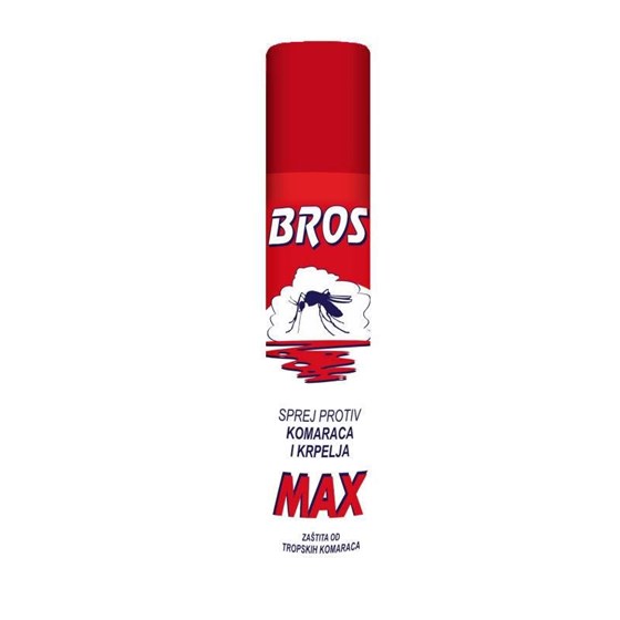 BROS SPREJ PROTIV KRPELJA I KOMARACA S PRODULJENIM DJELOVANJEM 90 ML