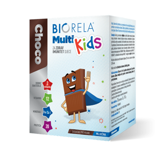 BIORELA CHOCO IMMUNO KIDS 20 PRUTIĆA    