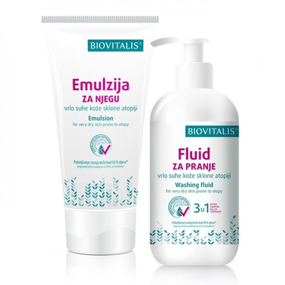 BIOVITALIS SET 2U1 EMUL. 150 ML I FLUID 