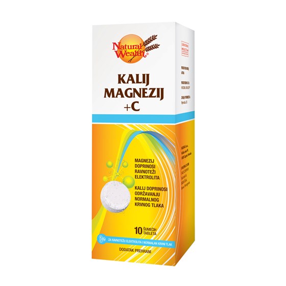 NW KALIJ MAGNEZIJ+C ŠUMEĆE TABLETE A 10 KOM
