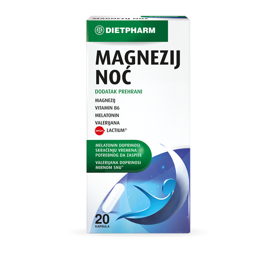 MAGNEZIJ NOĆ KAPSULE 20 KOM