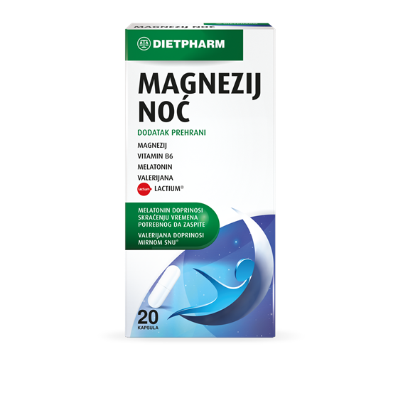 MAGNEZIJ NOĆ KAPSULE  20 KOM           