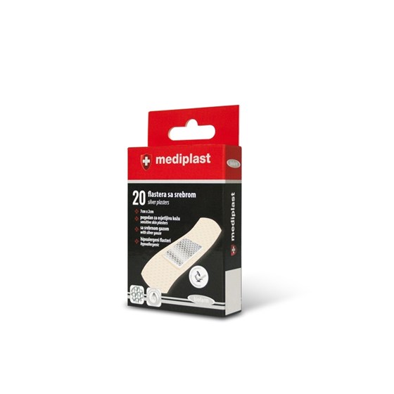 FLASTER SA SREBROM A 20 KOM MEDIPLAST