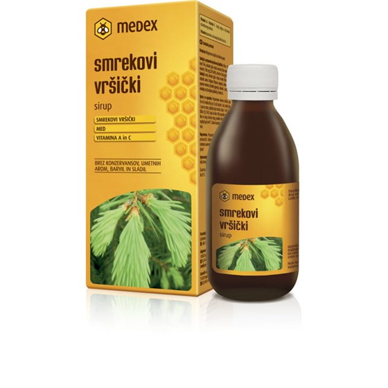 SIRUP OD SMREKOVIH VRŠAKA MEDEX 150 ML