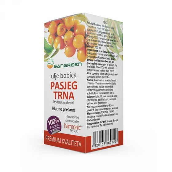 SANGREEN ULJE BOBICA PASJEG TRNA 100 ML